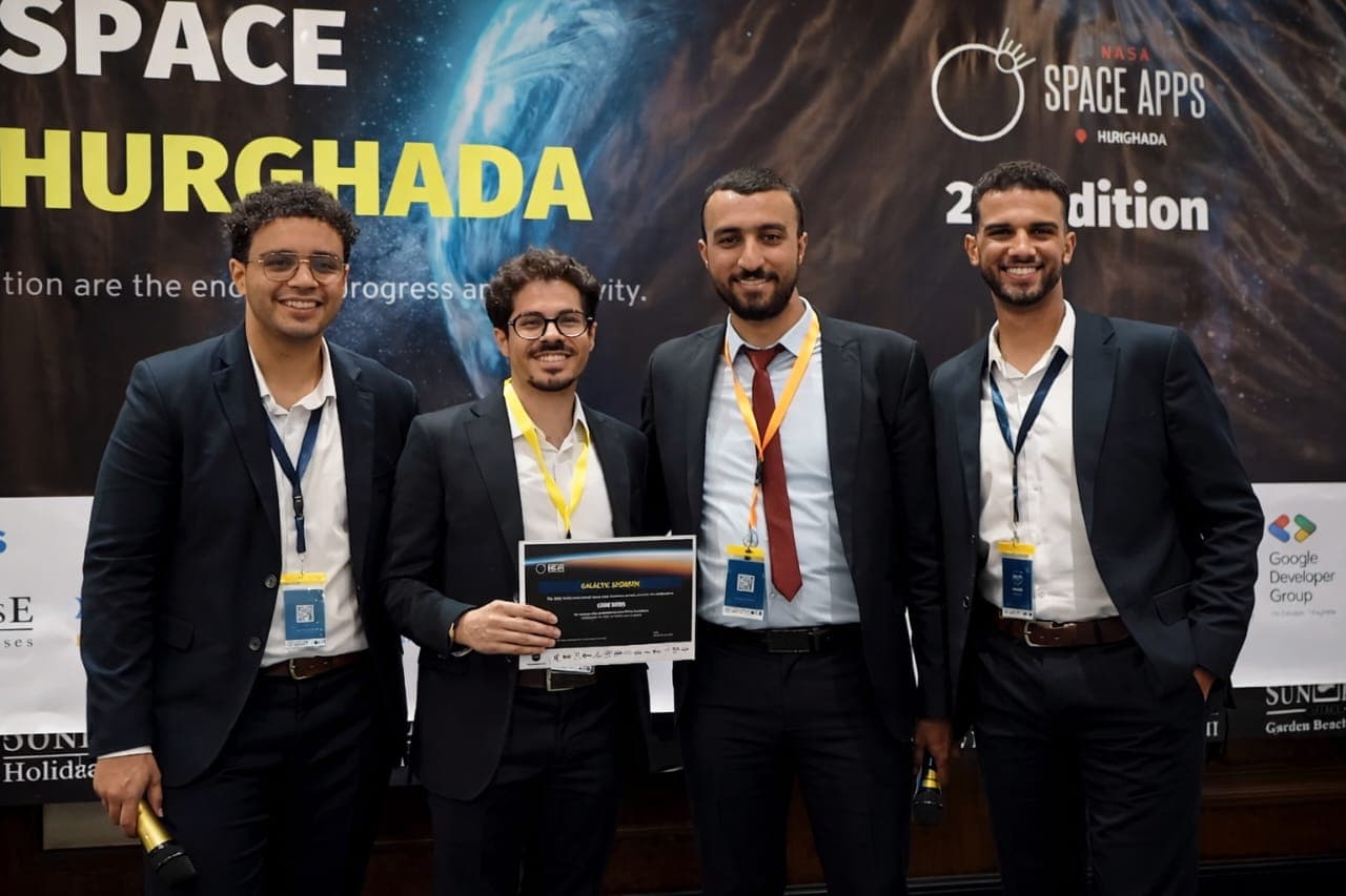Code Wars Egypt team at NASA Space Apps Hurghada